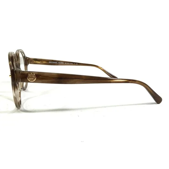 Michael Kors Eyeglasses Frames MK4041 3235 Kat Brown Round Full Rim 51-17-135 - Picture 6 of 11
